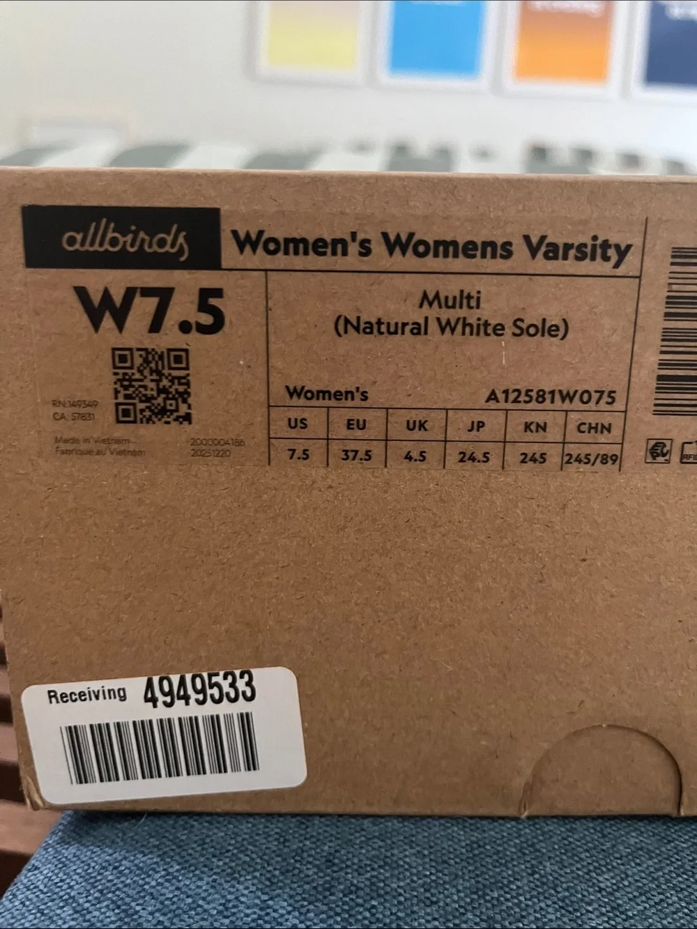 Women’s Allbirds Varsity lace-up sneakers